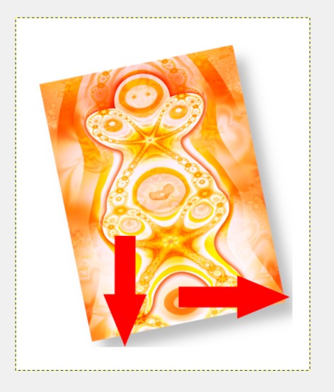 afgesneden schaduwen eenvoudig voorkomen in Gimp 2.10.14