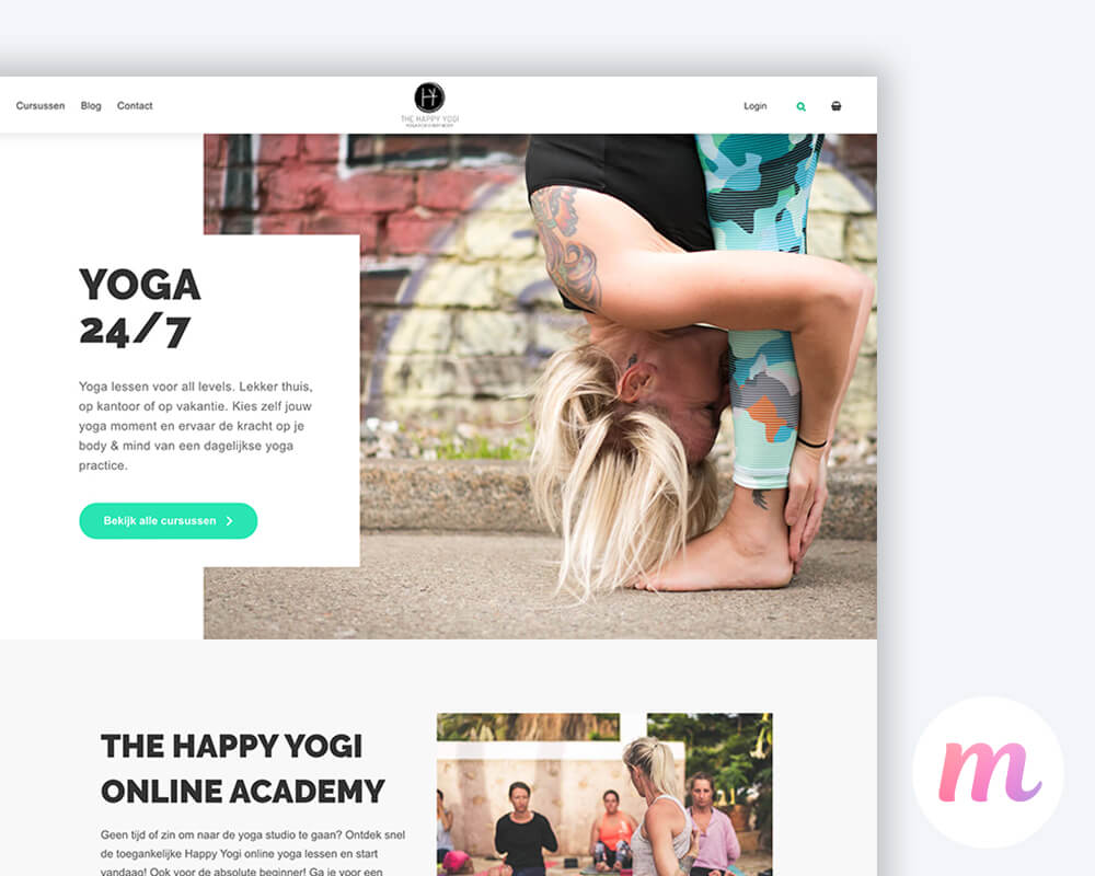the happy yogi voorbeeld