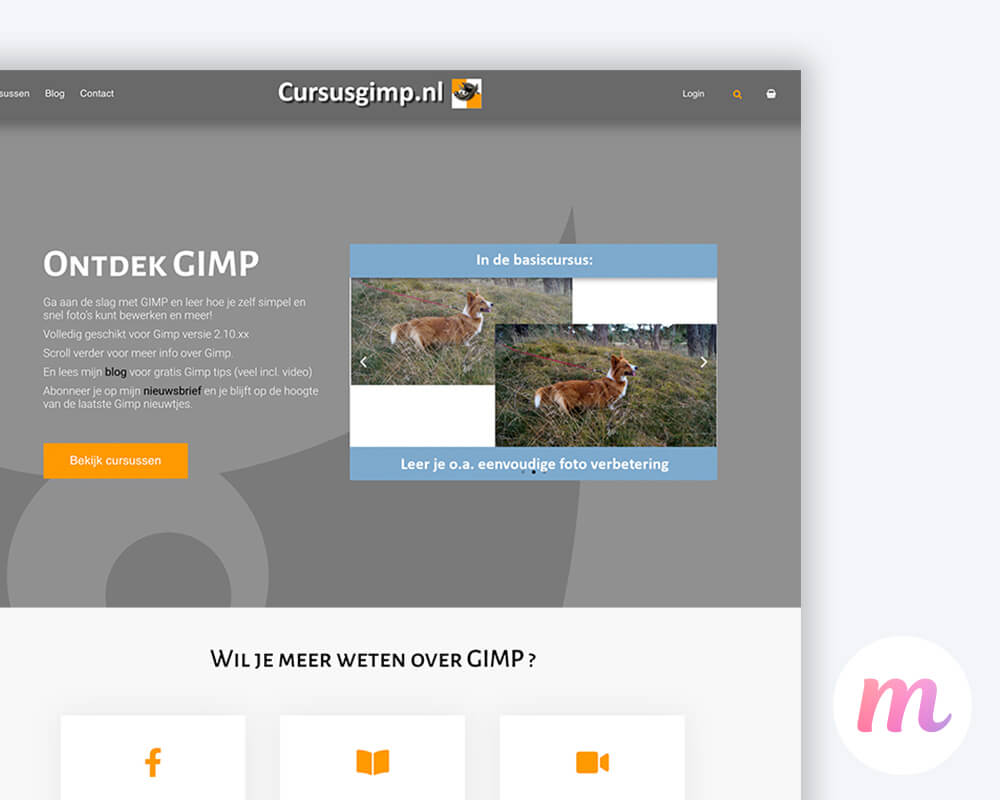 cursusgimp.nl voorbeeld