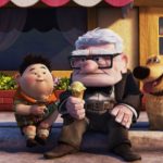 Carl, Russell en Dug uit de film "Up". Pixar is de autoriteit op het gebied van empathie creëeren met storytelling. Afbeelding van Pixar.