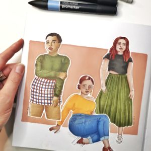 Combi-deal Illustratieve portretjes en karakters