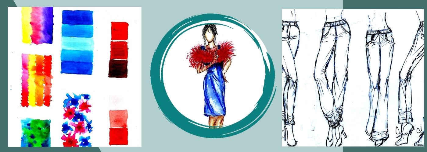 leren kleding tekenen basis