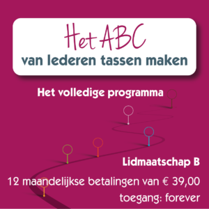 Het ABC van lederen tassen maken: Lidmaatschap B