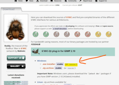 dll probleem bij Gimp update 2.10.24