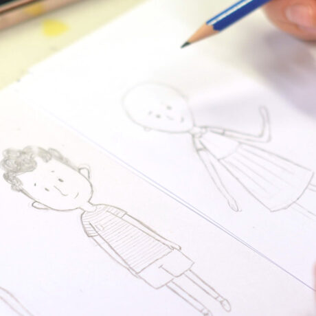 Atelier Hilde - figuurtjes illustreren