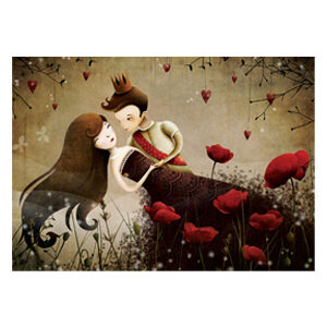 Postkaart 'Sleeping Beauty'