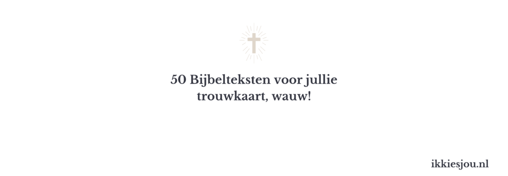 Bijbeltekst-trouwkaart