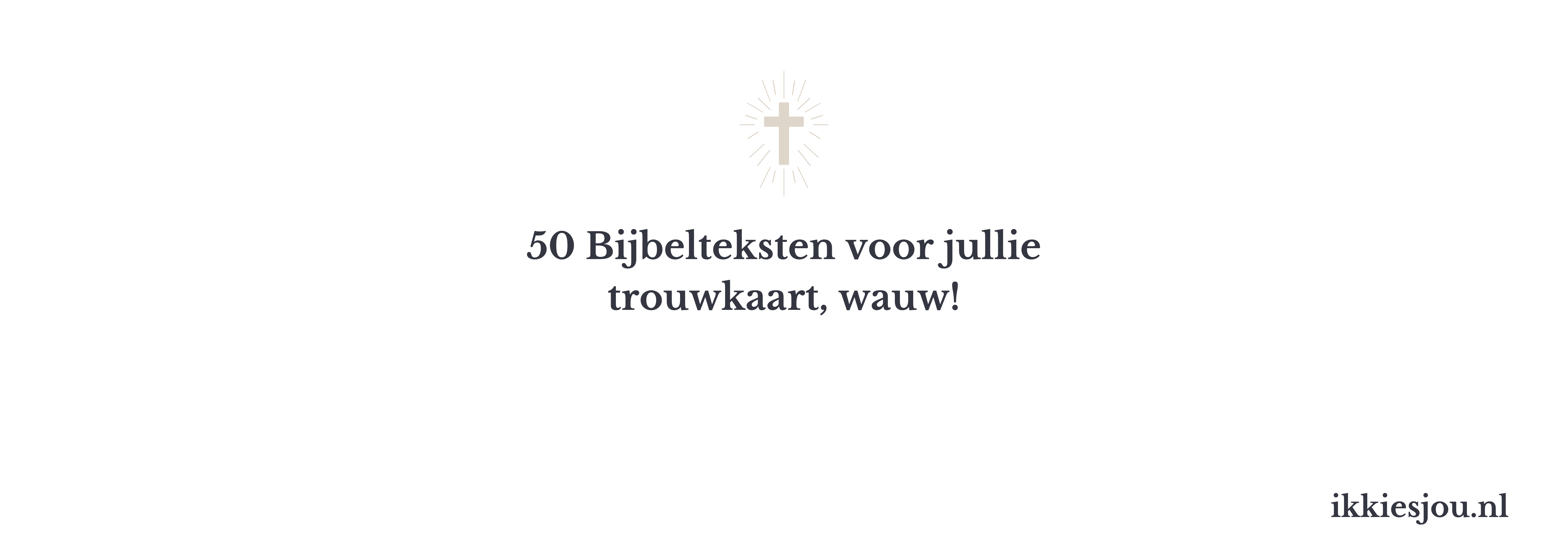 Bijbeltekst-trouwkaart