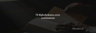 Bijbelteksten-vertrouwen