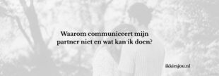 communiceren over je relatie