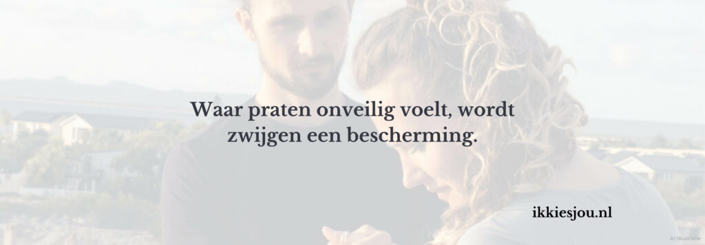 Partner communiceert niet over gevoelens in relatie