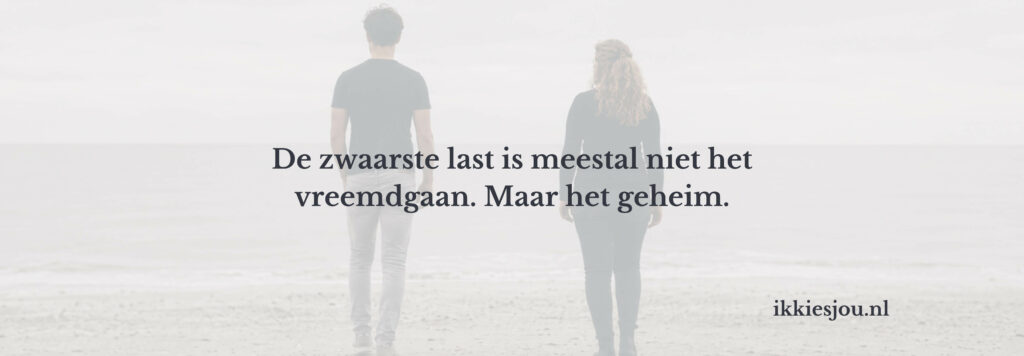 Samen proberen verder te gaan met relatie nadat vreemdgaan is uitgekomen