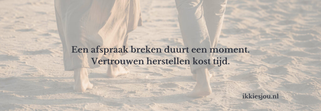 koppel uit elkaar door afspraken niet nakomen