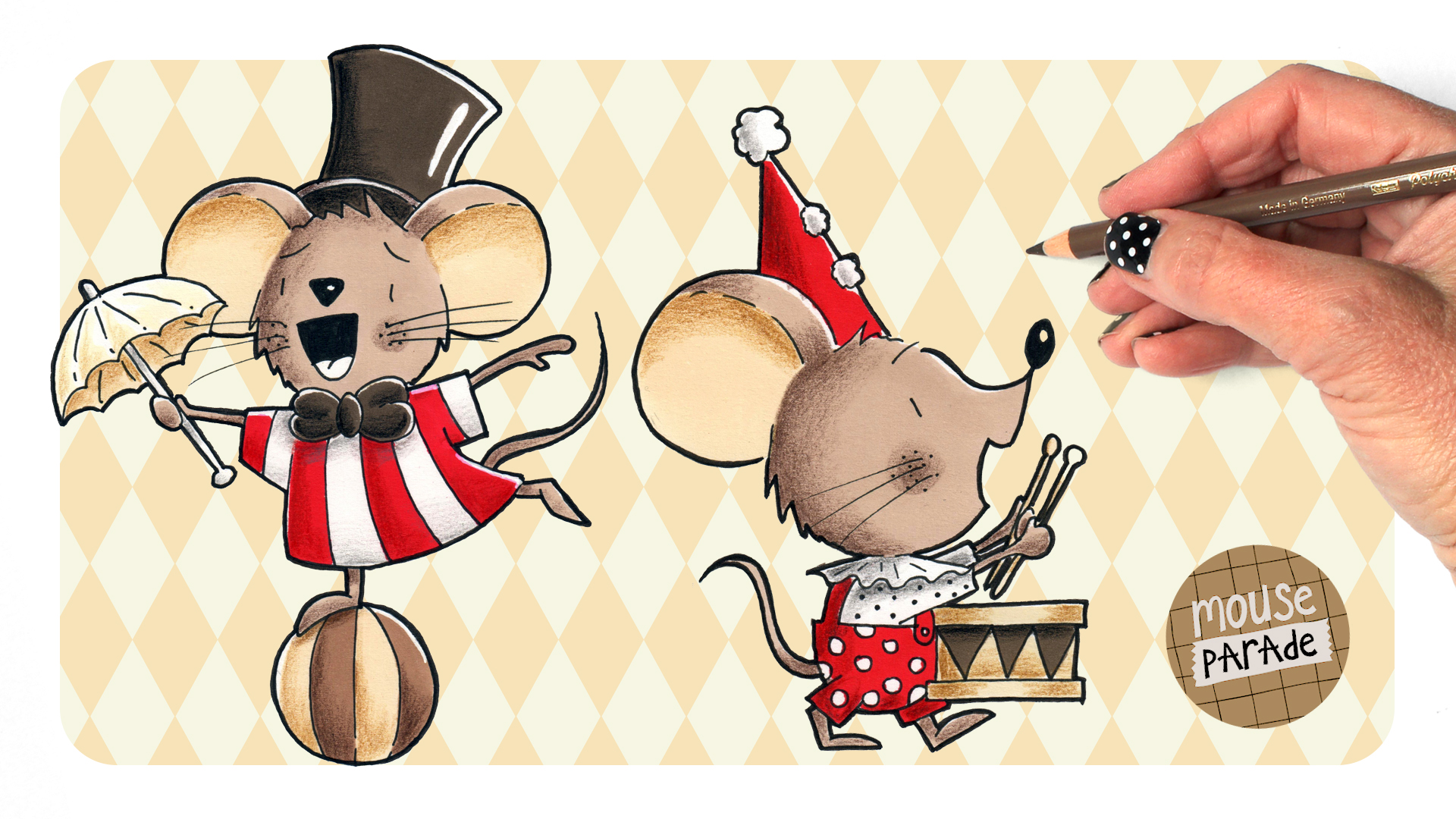 MOUSE PARADE Met Promarkers Potloden Workshops Paperfuel