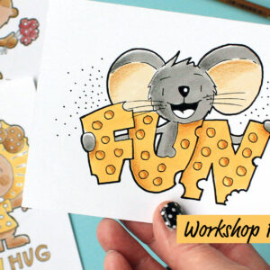 PDF-Werkbladen diertjes tekenen & lettering