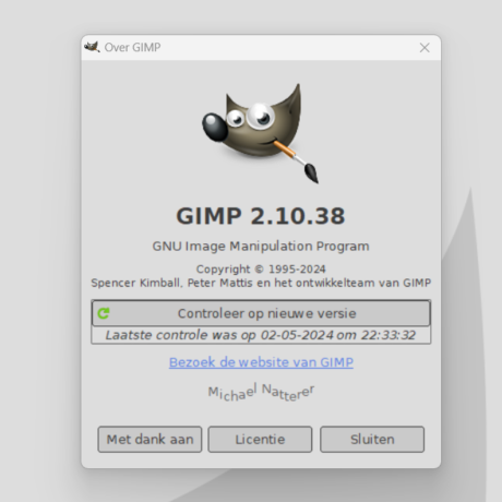 Gimp update 2.10.38