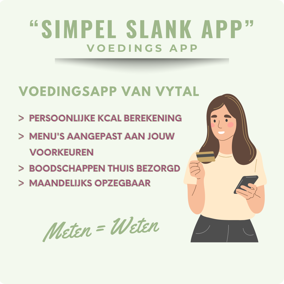 the SIMPEL SLANK app - abonnement