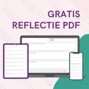 Gratis - Werkbladen voor reflectie