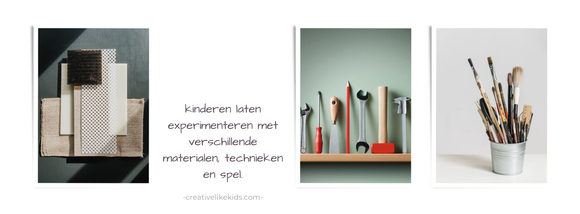 versterk creatieve ontwikkeling van kinderen
