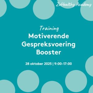 Booster Motiverende Gespreksvoering - oktober