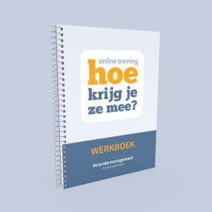 Werkboek bij het Online lespakket Verandervakmanschap