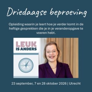 Leuk is anders - Driedaagse beproeving