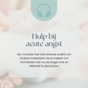Hulp bij acute angst