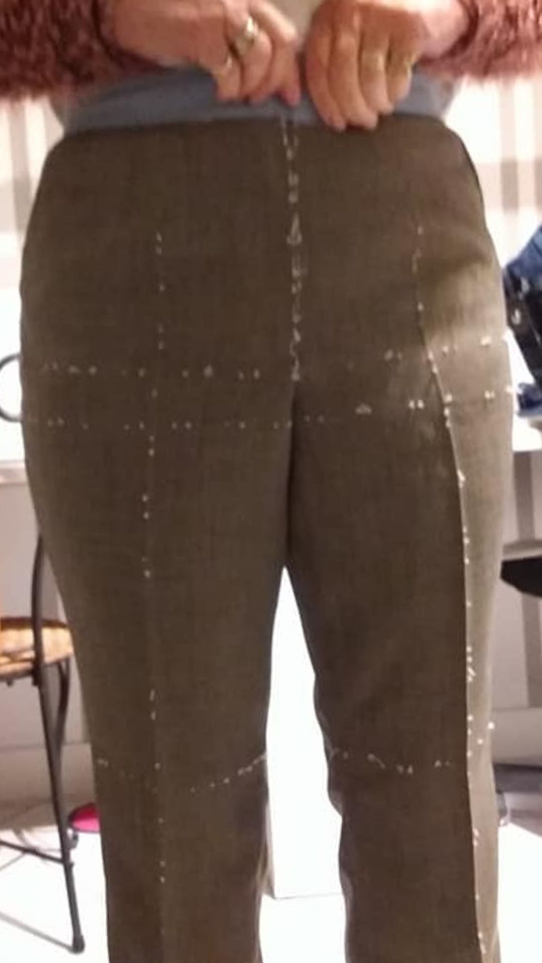 patroon tekenen broek- zelf gemaakt met onlnile cursus