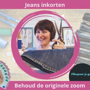 Leer een broek inkorten met behoud van de originele zoom – gratis online cursus voor beginners