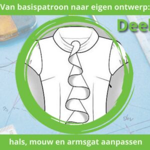 Basistechnieken voor jurk ontwerpen vanuit eigen basispatroon