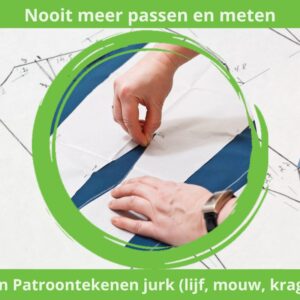 Patroontekenen jurk + pasmodel naaien en aanpassen