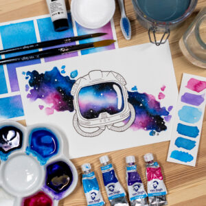Galaxy Watercoloring