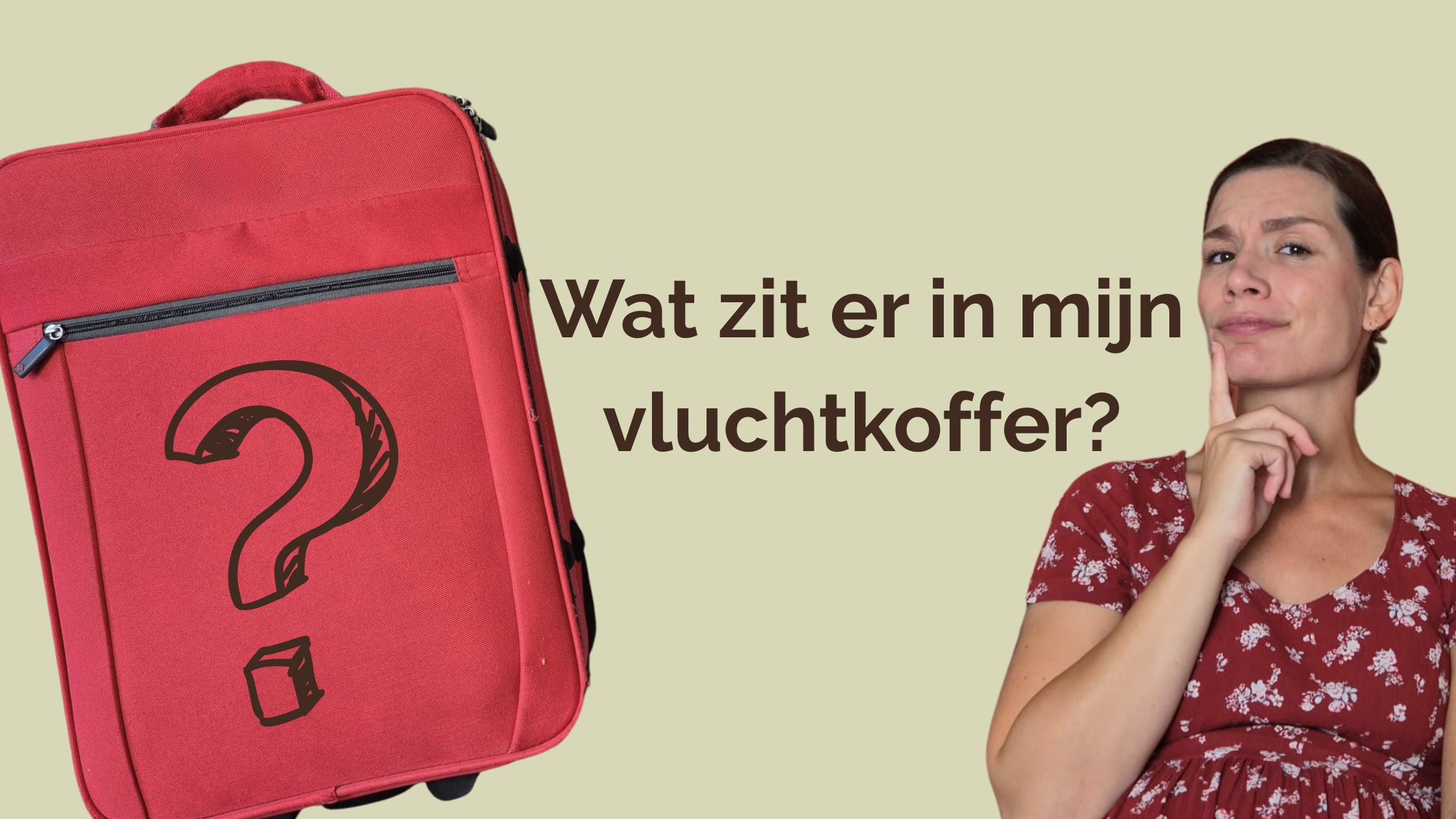 minimalistische vluchtkoffer