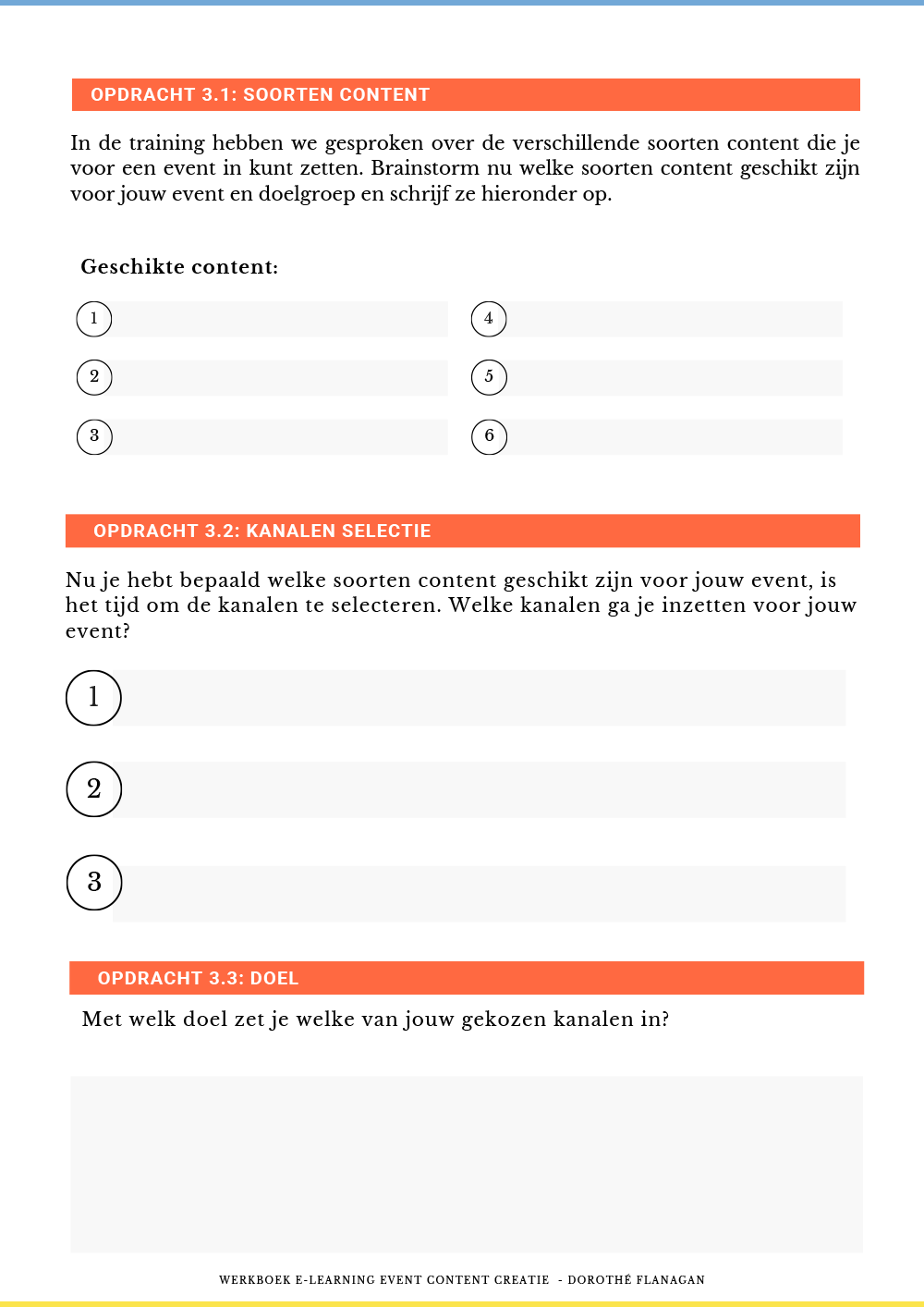 Werkboek E-Learning Contentcreatie voor Eventprofessionals - Afbeelding 6