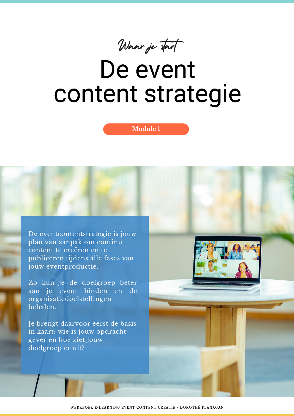 Werkboek E-Learning Contentcreatie voor Eventprofessionals - Afbeelding 3