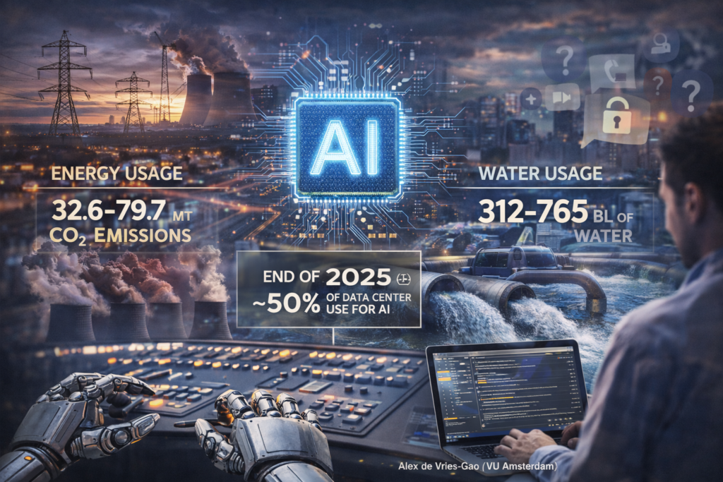 Invloed van AI op energie en water