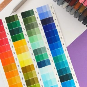 Minicursus Kleuren swatchen