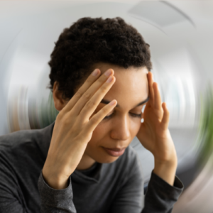 patient having cervicogenic dizziness